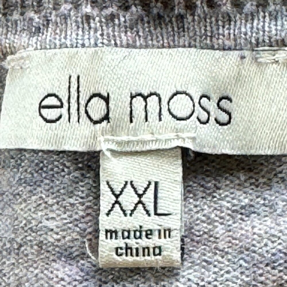 Ella Moss Women's Puff Sleeve Lightweight Gray Sweater Juniors Size XXL * - Picture 6 of 9